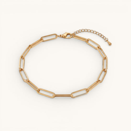 Bar Anklet – Gold – Image 1