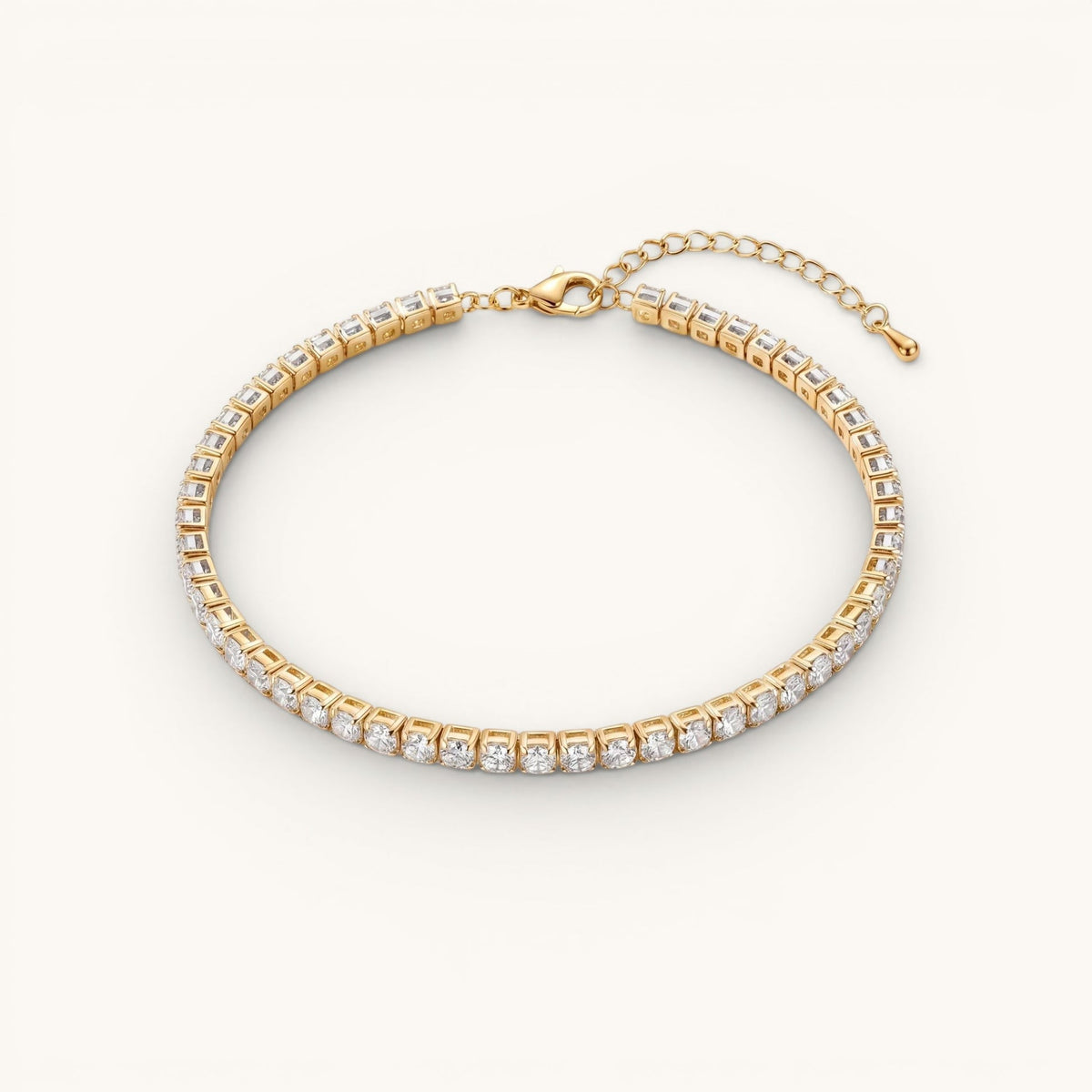 Blanc Anklet – Gold – Image 1