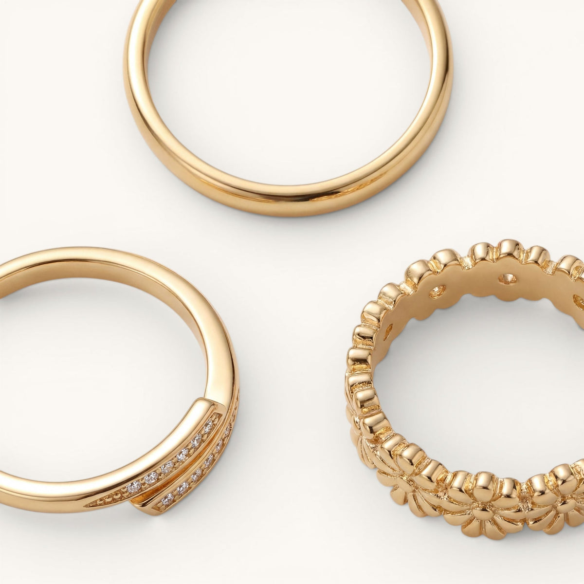 Cleo Toe Ring Set – Gold – Image 4