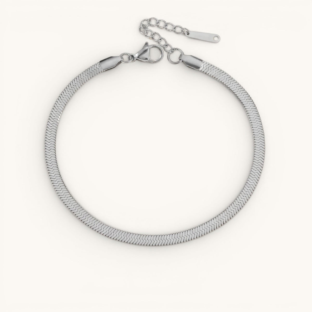 Cobra Anklet – Silver – Image 1