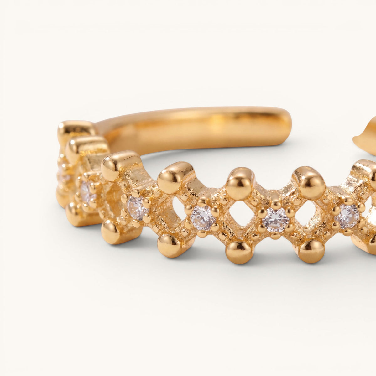 Daisy Toe Ring – Gold – Image 4