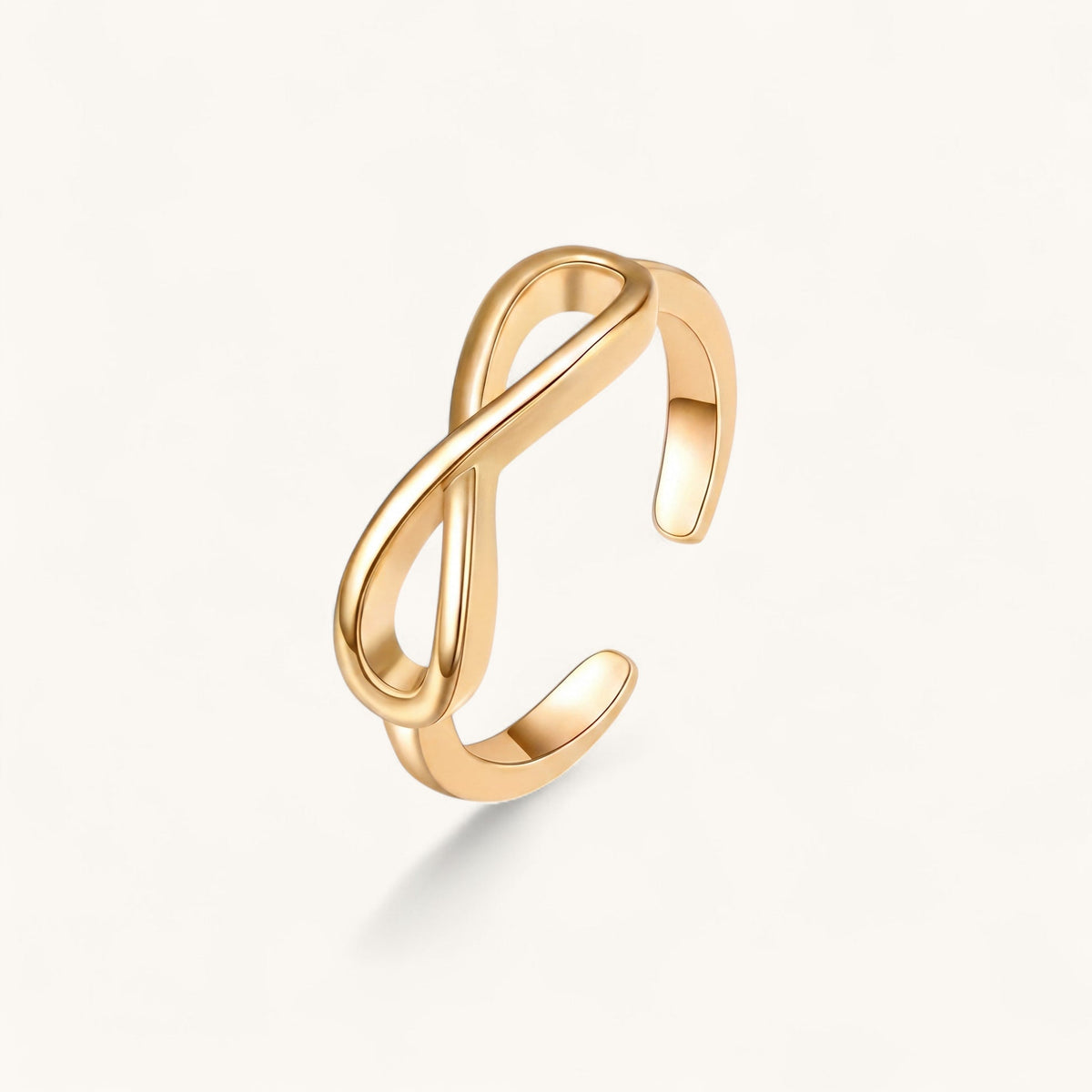 Infinity Toe Ring – Gold – Image 1