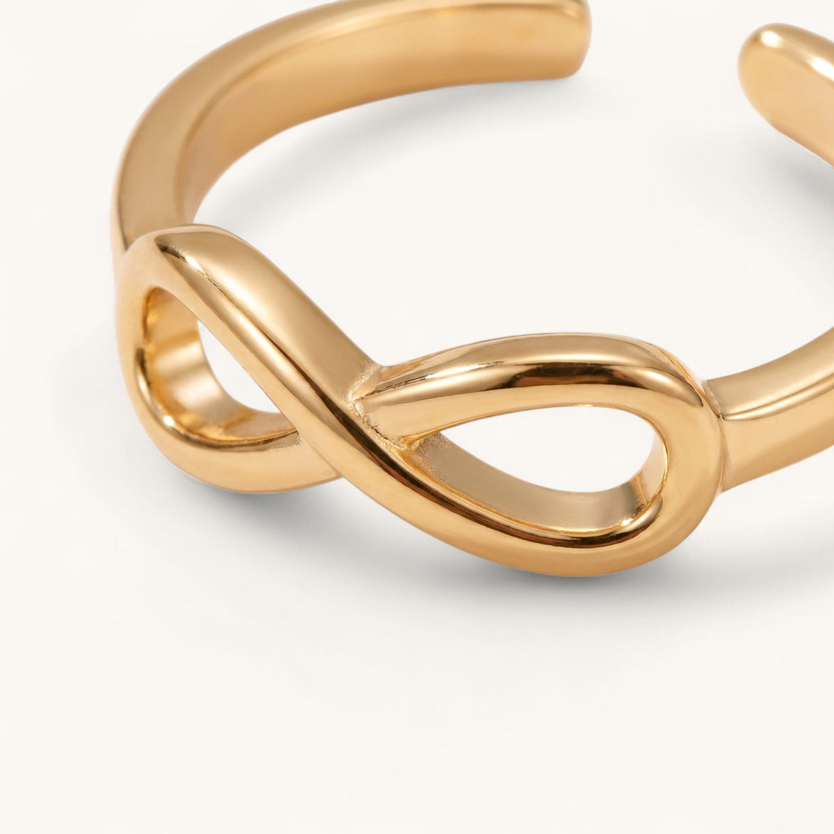 Infinity Toe Ring – Gold – Image 6