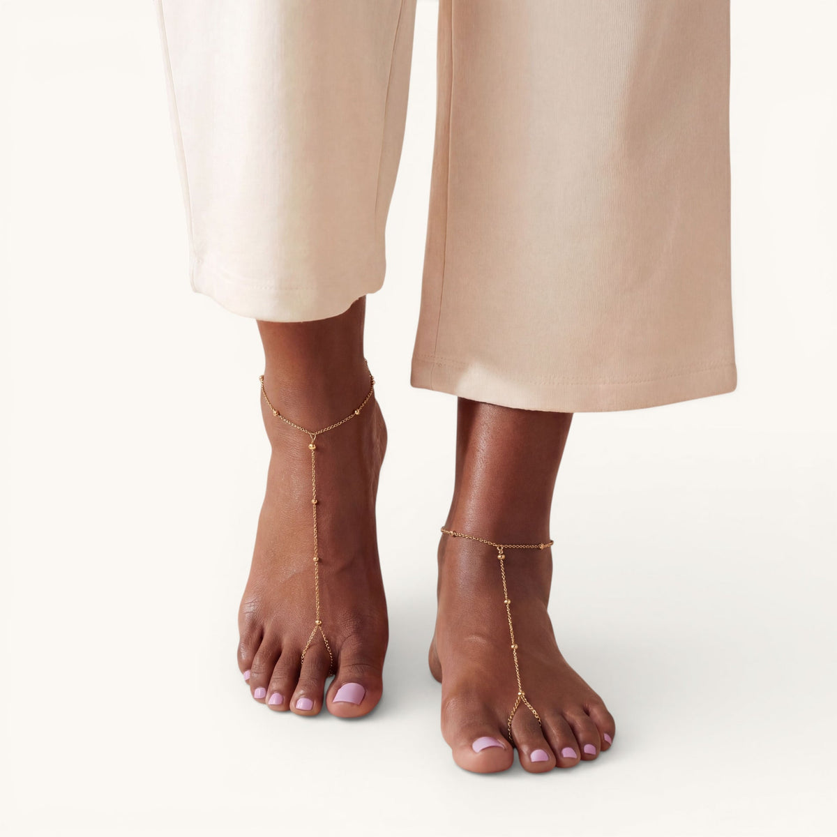 Isla Barefoot Sandal – Gold – Image 5