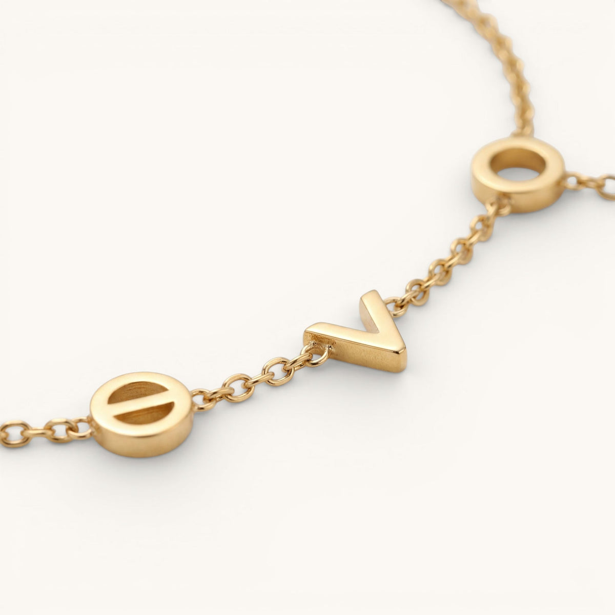 Love Anklet – Gold – Image 6