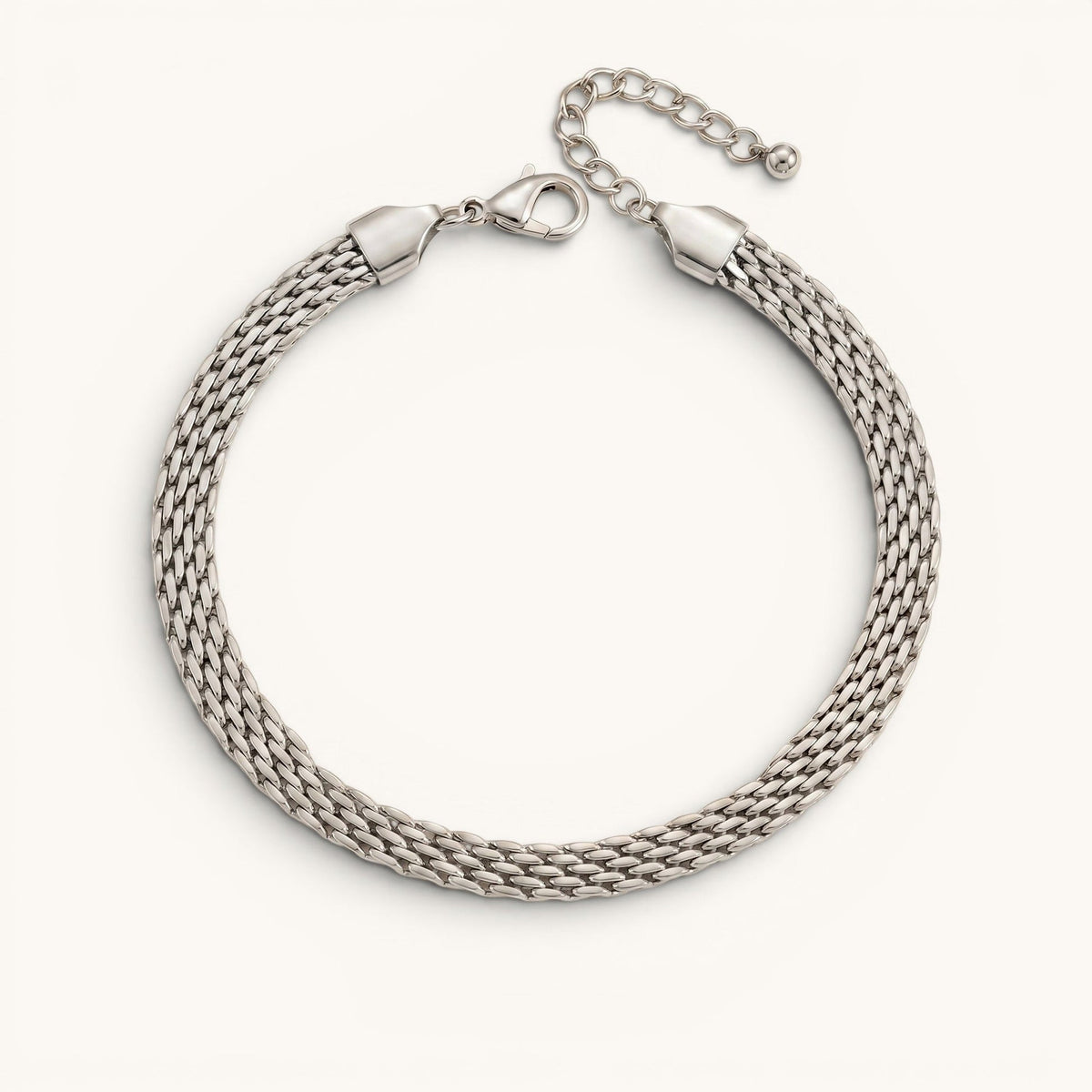 Nile Anklet – Silver – Image 1