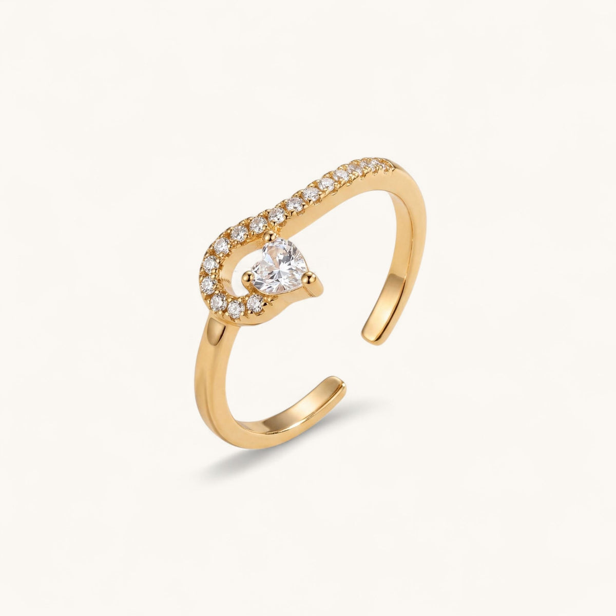 Pear Toe Ring – Gold – Image 1