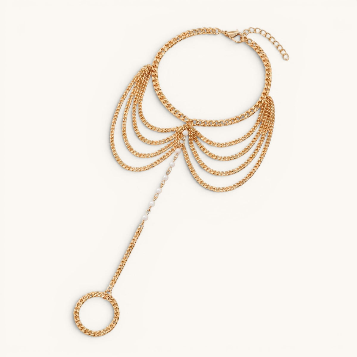 Rio Barefoot Sandal – Gold – Image 1