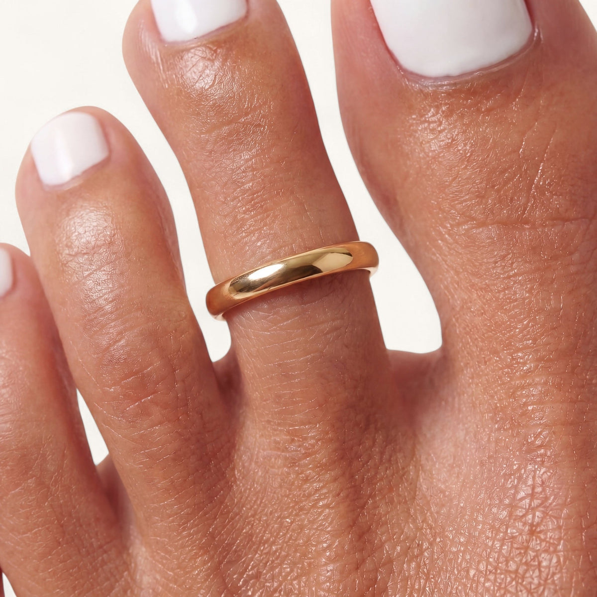 Single Toe Ring – Gold – Image 2