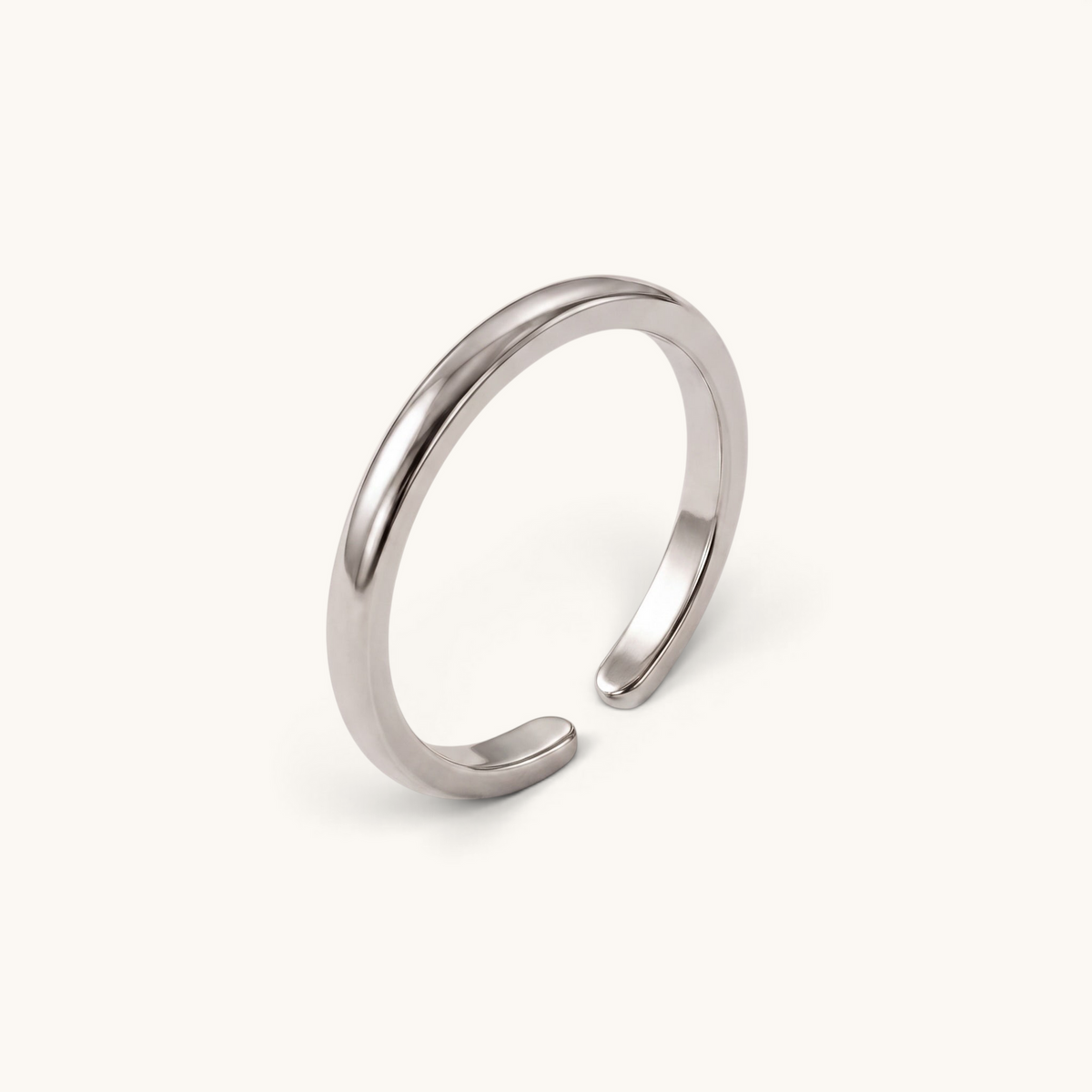Single Toe Ring – Silver – Image 1