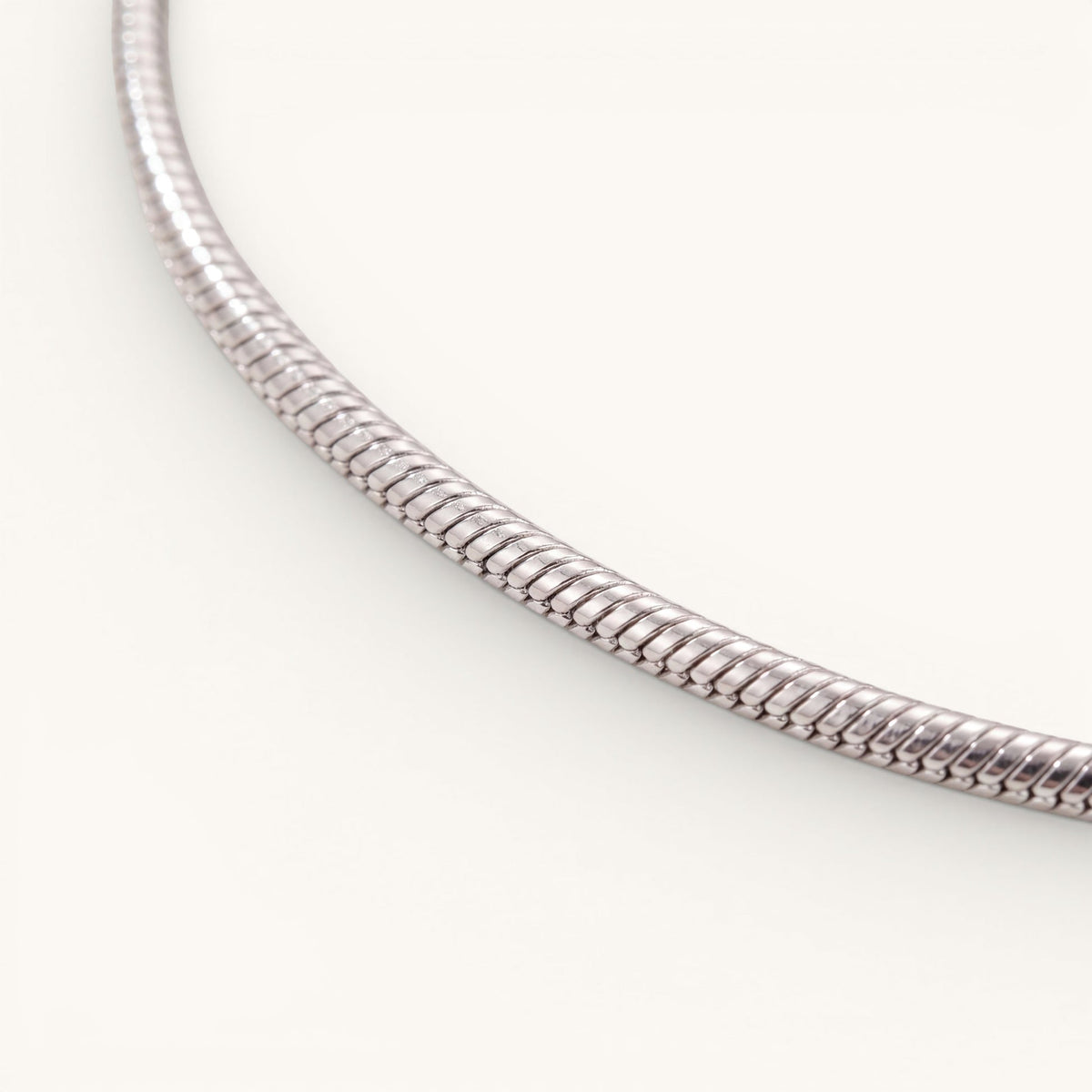 Snake Anklet – Silver – Image 6