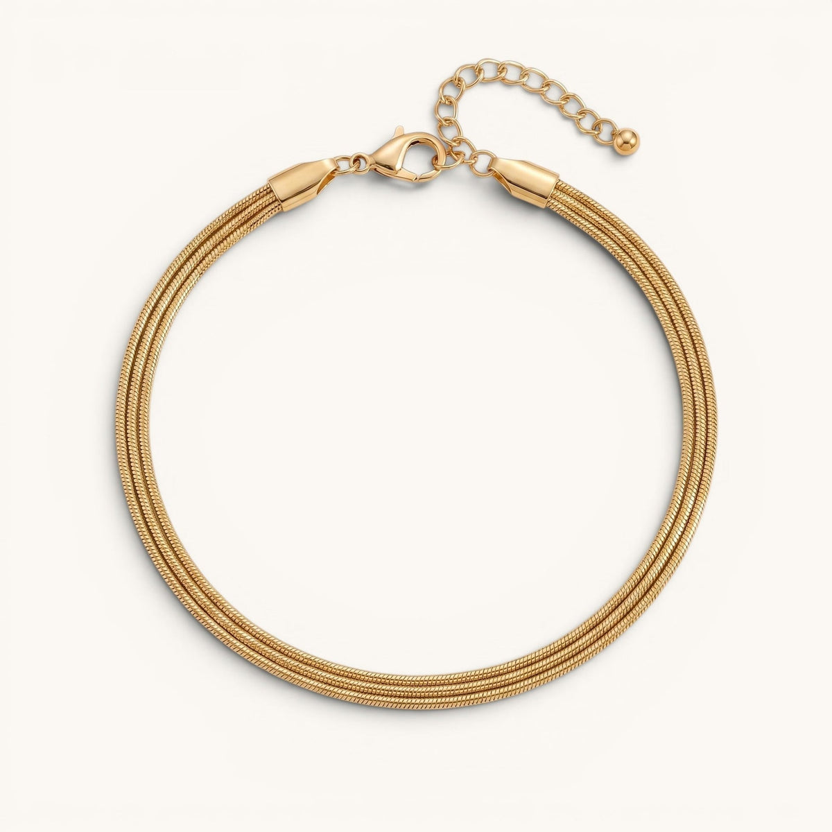 Tria Anklet – Gold – Image 1